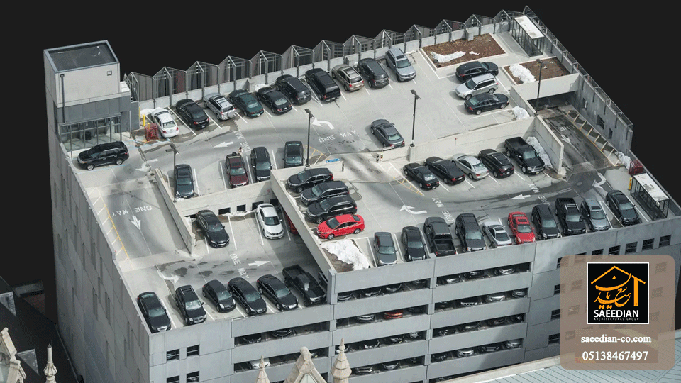 طراحی پارکینگ در فضای باز