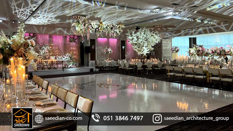 طراحی تالار عروسی در مشهد